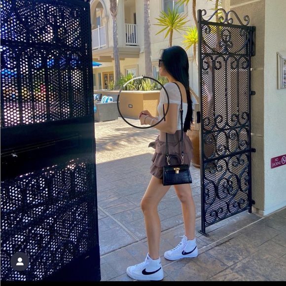 Aerie Brown Ruffle Skirt - Picture 3 of 3